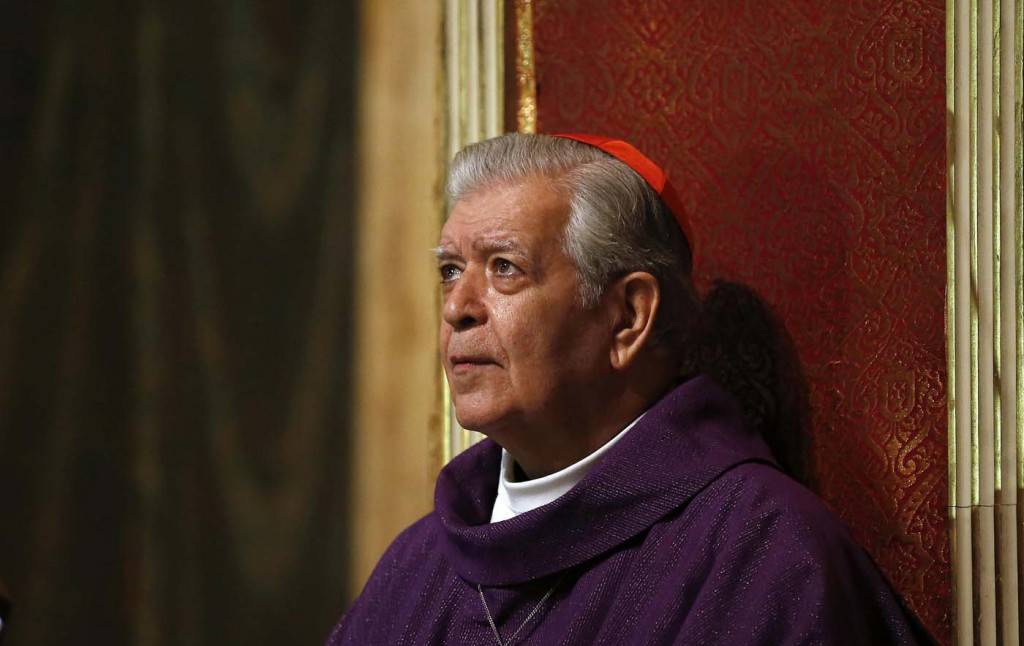 Cardinal Urosa Savino of Venezuela conducts a Mass in honor of