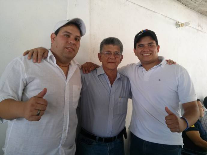 Jesús Gusmán, Ramos Allup y Luis Meneses / Foto: Diarioelvistazo