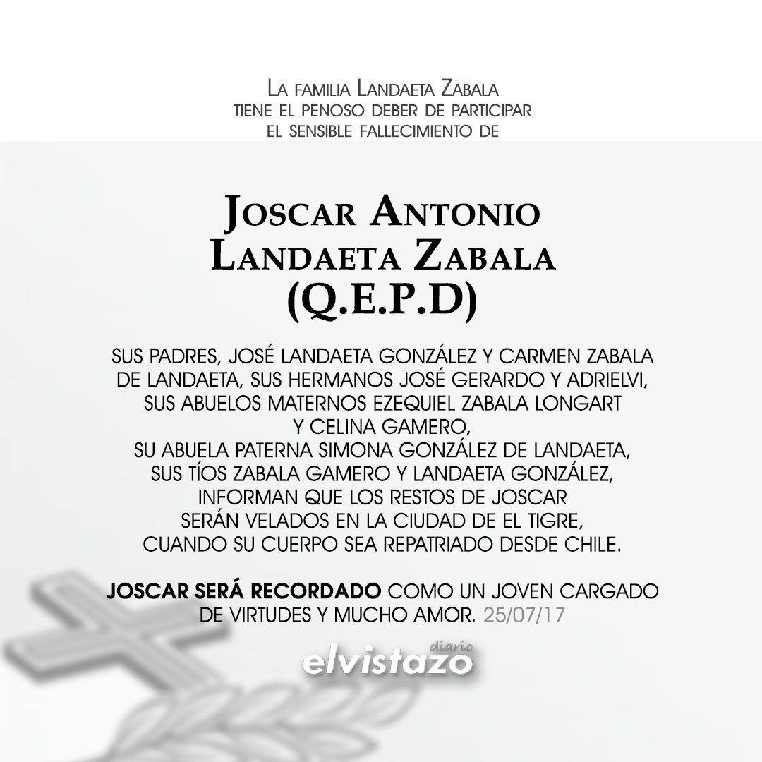 Obituarios Archives - Diario El Vistazo