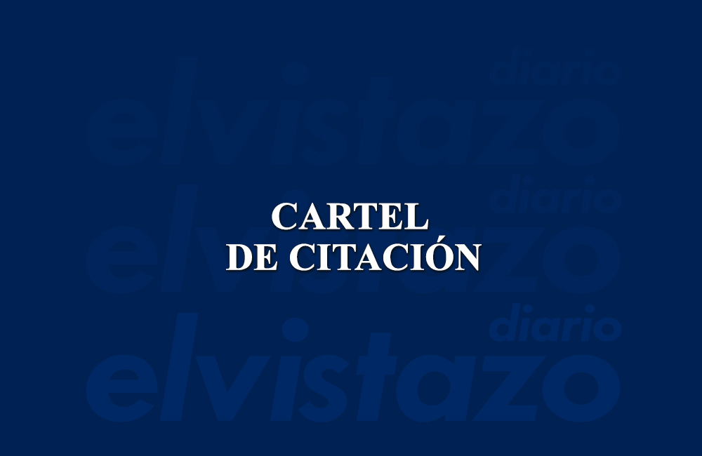 Cartel de Citación emitido por el Tribunal Cuarto de Municipio Ordinario y Ejecutor de medidas en Simón Rodríguez y San José de Guanipa