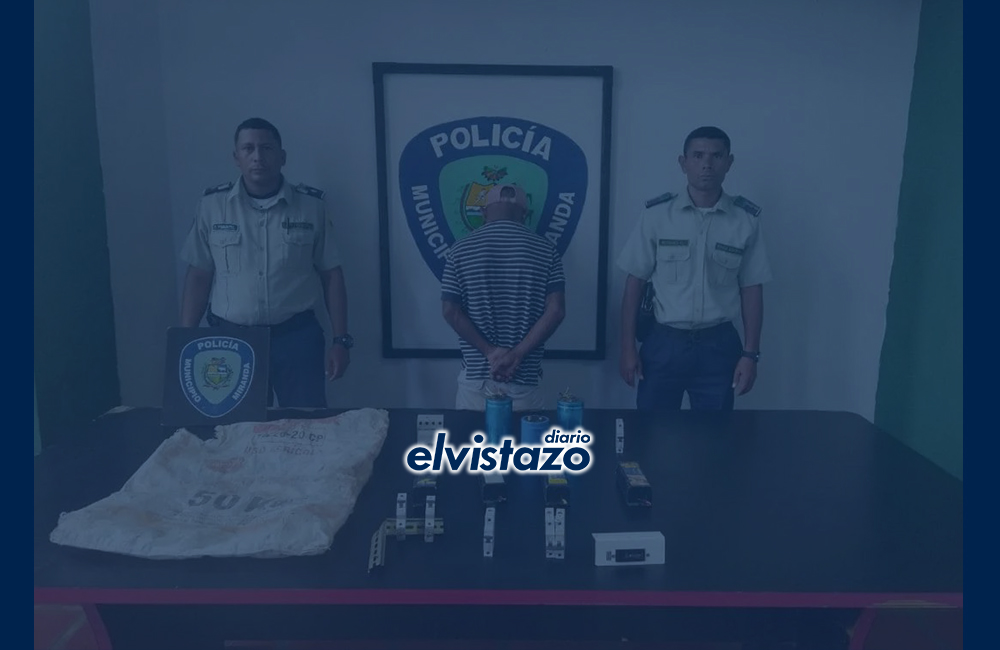 Polipariaguán arrestó a sujeto por hurtar materiales del Liceo Willian Lara
