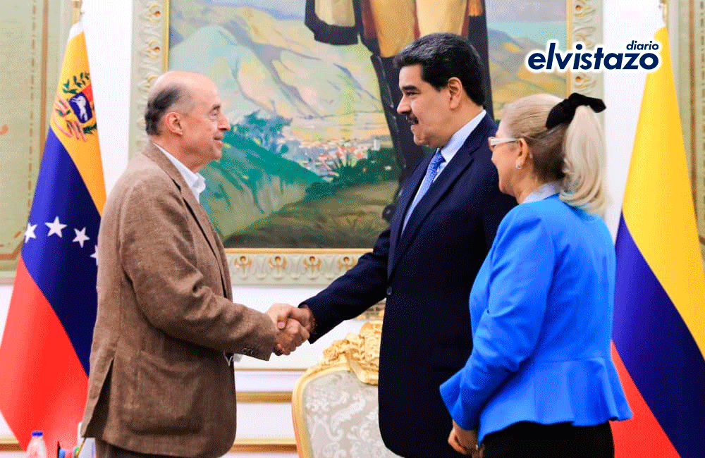 Canciller colombiano se reunió con Nicolás Maduro en Miraflores
