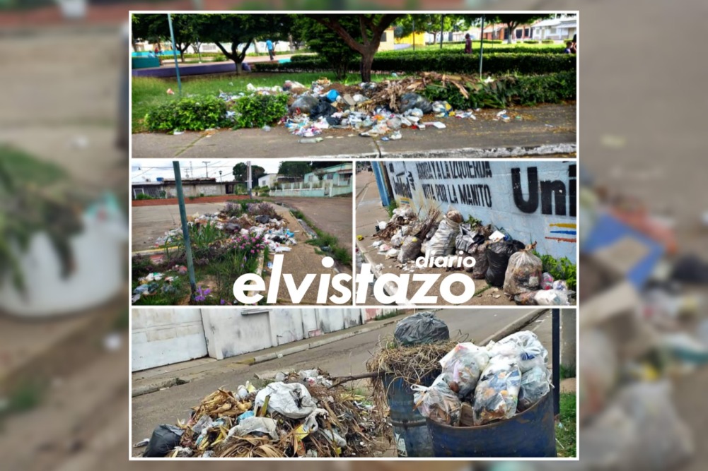 Denuncian abundante basura en los alrededores del colegio de las monjas y varios sectores de Cantaura