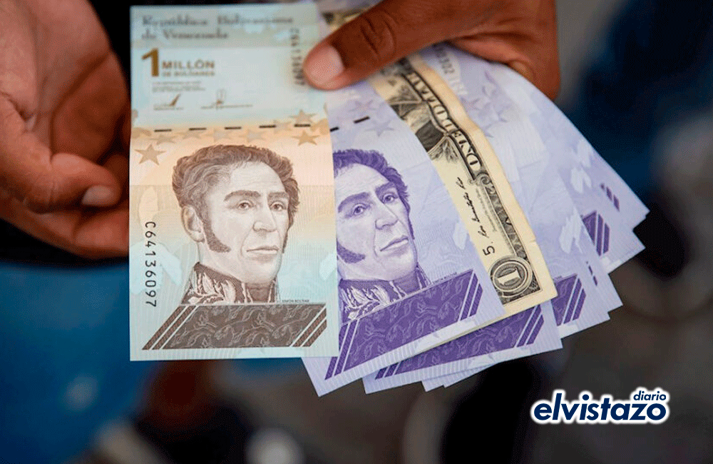El bolívar pierde quinta parte de su valor frente al dólar en enero