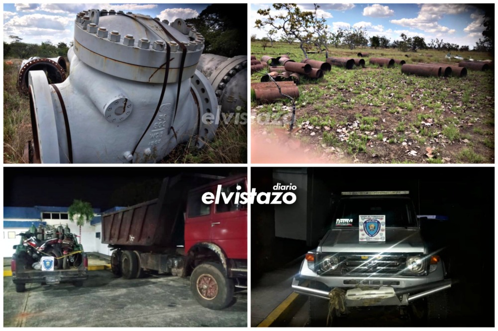 Nuevos detenidos en Anzoátegui: Hallan tuberías y válvulas de Pdvsa en un fundo de Zuata