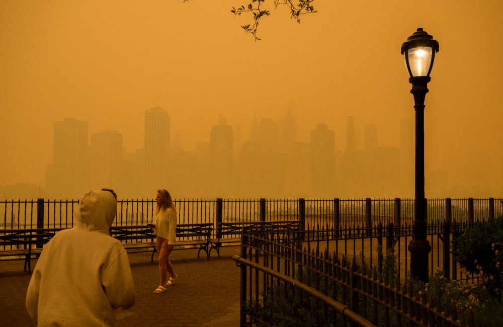 Impresionante: Incendios en Canadá contaminan de forma peligrosa el aire de Nueva York y otras ciudades de Estados Unidos