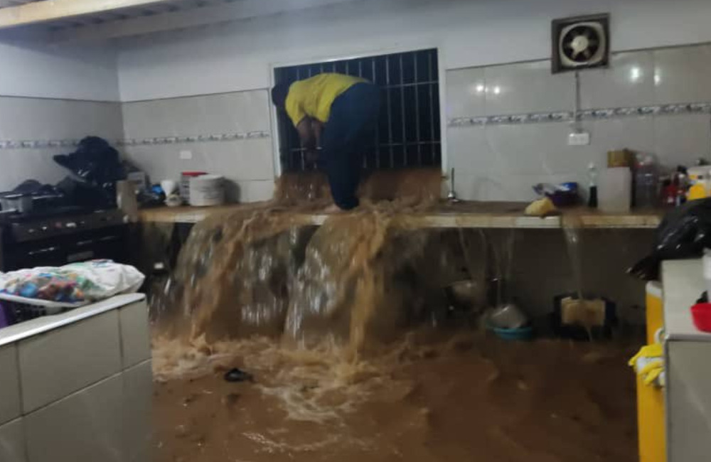Unas 1.200 familias del municipio Guanare afectadas por las lluvias en Portuguesa