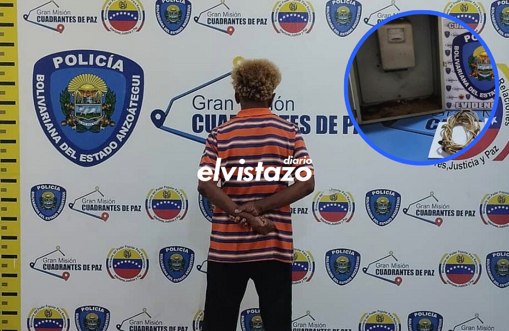 Hombre de 64 años presunto responsable de hurtar sistema eléctrico de la Unidad Educativa Eulalia Buroz en El Tigre