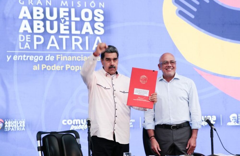 Maduro promulga la Ley de Protección de las Pensiones y lanza la Gran Misión Abuelos y Abuelas de la Patria