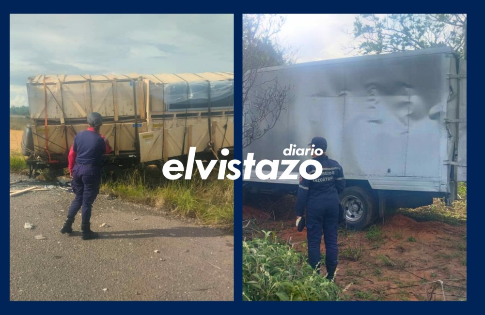 Dos camiones de carga colisionan en Bajo Hondo y ambos conductores sufren lesiones