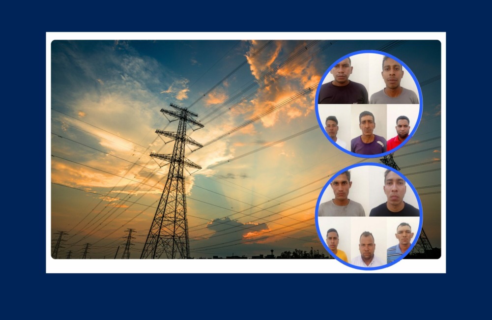 Diez detenidos en Anaco por comercializar material sustraído de las torres eléctricas de Corpoelec