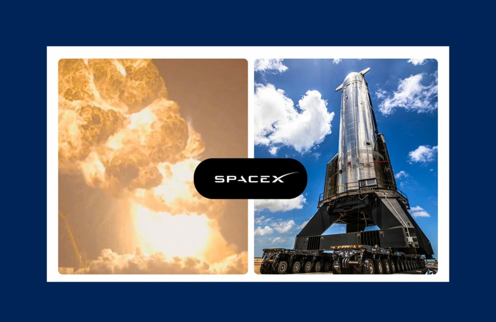 Cohete Starship explotó en tierra durante una prueba en la base espacial Spacex de Texas