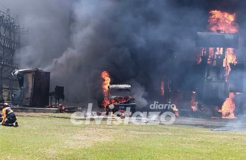Un trabajador de Corpoelec murió y cuatro compañeros sufrieron quemaduras tras explosión de Sub Estación eléctrica en Aragua