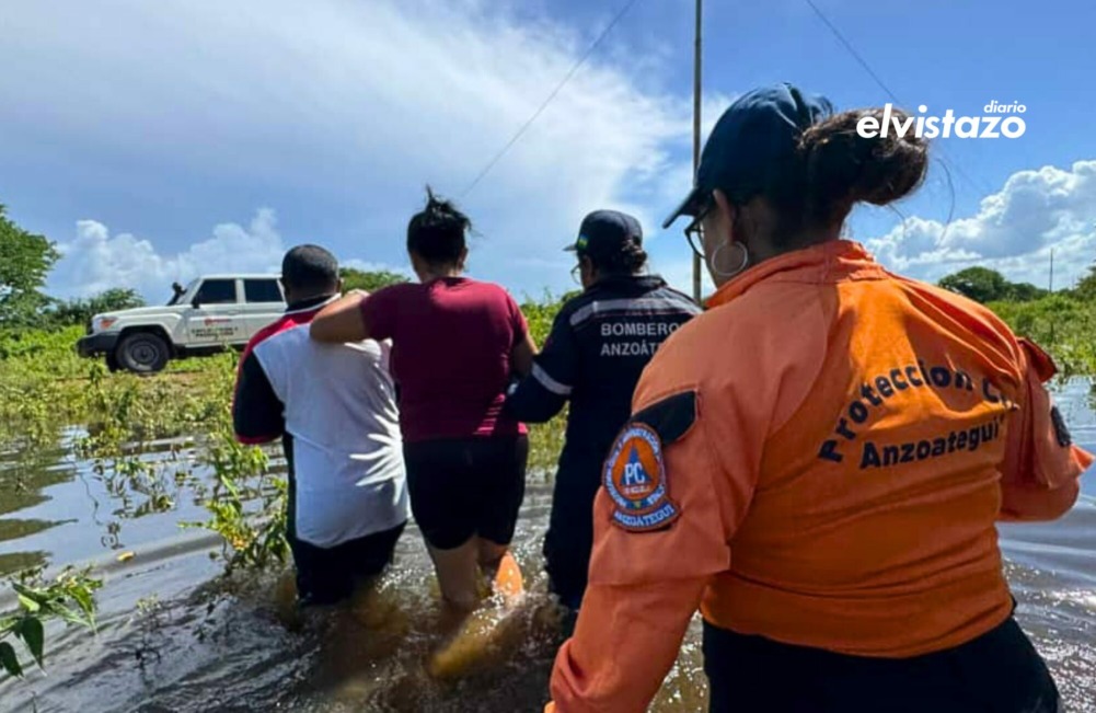 Subida del río Orinoco afectó 16 viviendas en caseríos El Mono y Boca del Pao de Anzoátegui