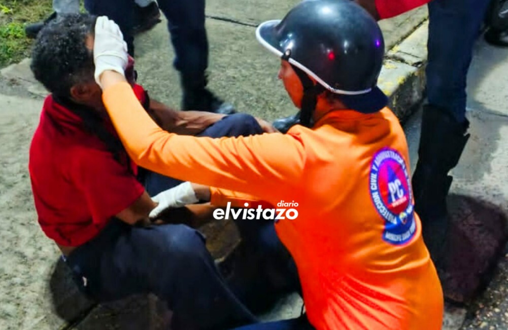 Motorizado embistió a un transeúnte de 59 años en la Av. Rotaria y se dio a la fuga