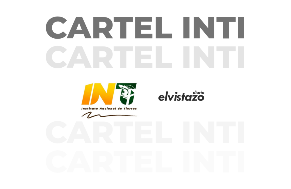 Cartel INTI sobre el lote de terreno «Manzanillo» ubicado en el municipio Independencia del estado Anzoátegui