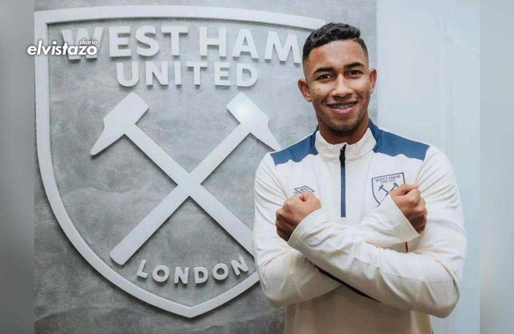 Venezolano Keiber Lamadrid presentado como nuevo jugador del West Ham United de la Premier League