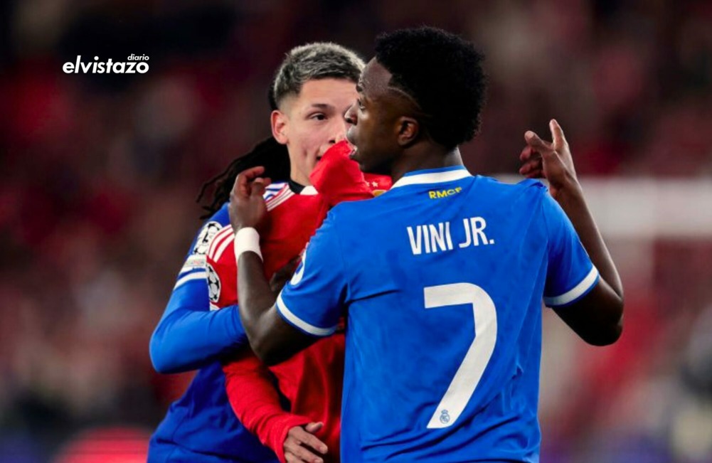 UEFA suspende provisionalmente al número 25 del Benfica por presuntos insultos racistas a Vini Jr.