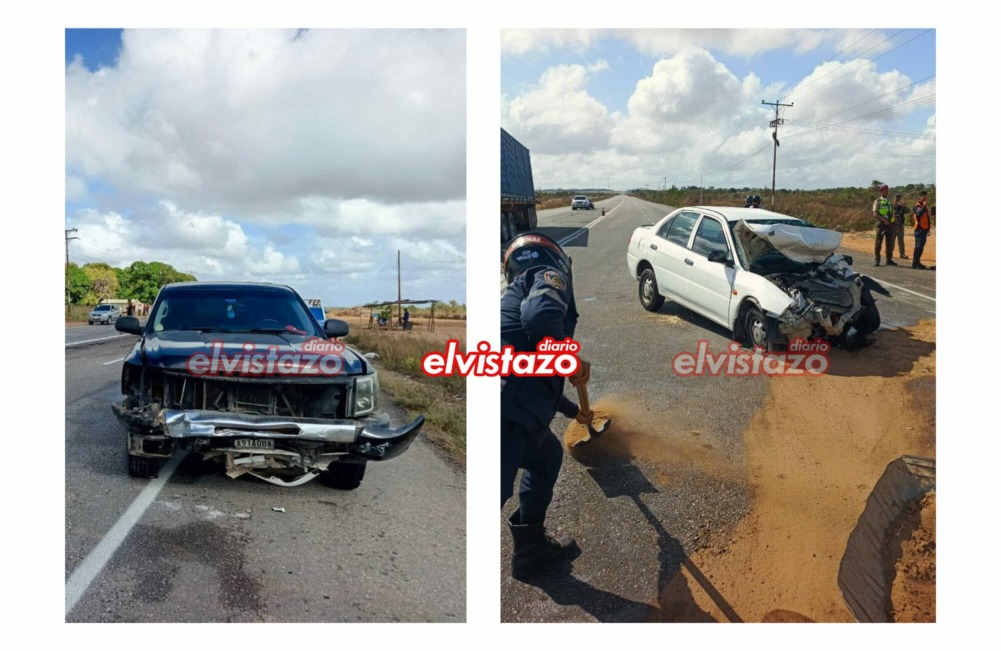 Conductora de Mitsubishi Signo lesionada luego de colisionar con una Silverado cerca de Kashama