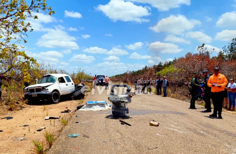 Un residente de Guanipa murió en vuelco de camioneta Ranger en el área operacional Dación