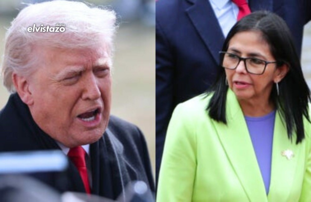 Trump elogia a la presidenta Delcy Rodríguez demostrando la buena relación entre ambos