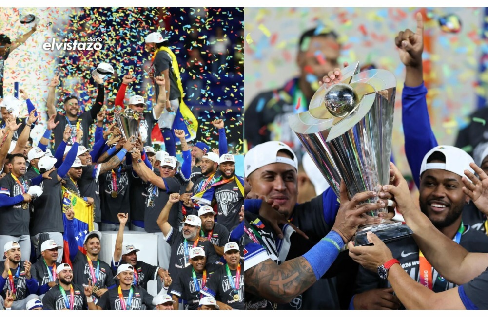 ¡Triunfo histórico! Venezuela gana su primer Clásico Mundial de Béisbol tras derrotar a EEUU en Miami