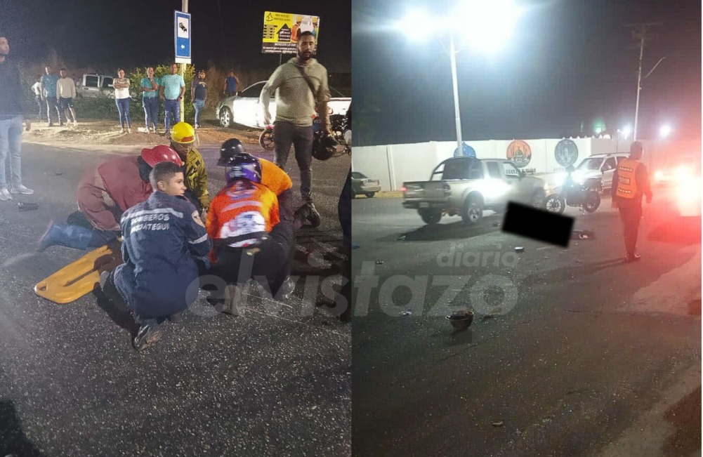 Parrillero de moto murió horas después de una colisión con pick up ZNA adyacente al hotel Premier