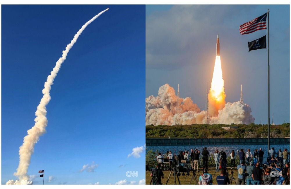 Misión Artemis II despegó con éxito hacia la Luna con tres astronautas norteamericanos y uno canadiense