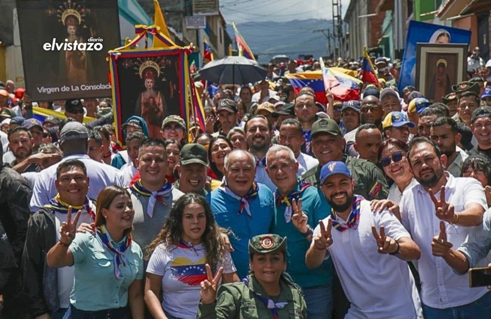 Diosdado Cabello dirigió en Táchira la Gran Peregrinación Unidos por una Venezuela sin Sanciones y en Paz