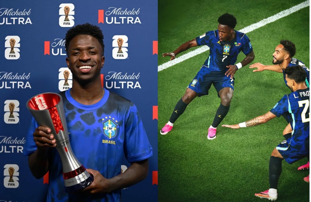 El crack Vini Jr. consigue su segundo trofeo MVP en la cómoda victoria 3-0 de Brasil sobre Haití