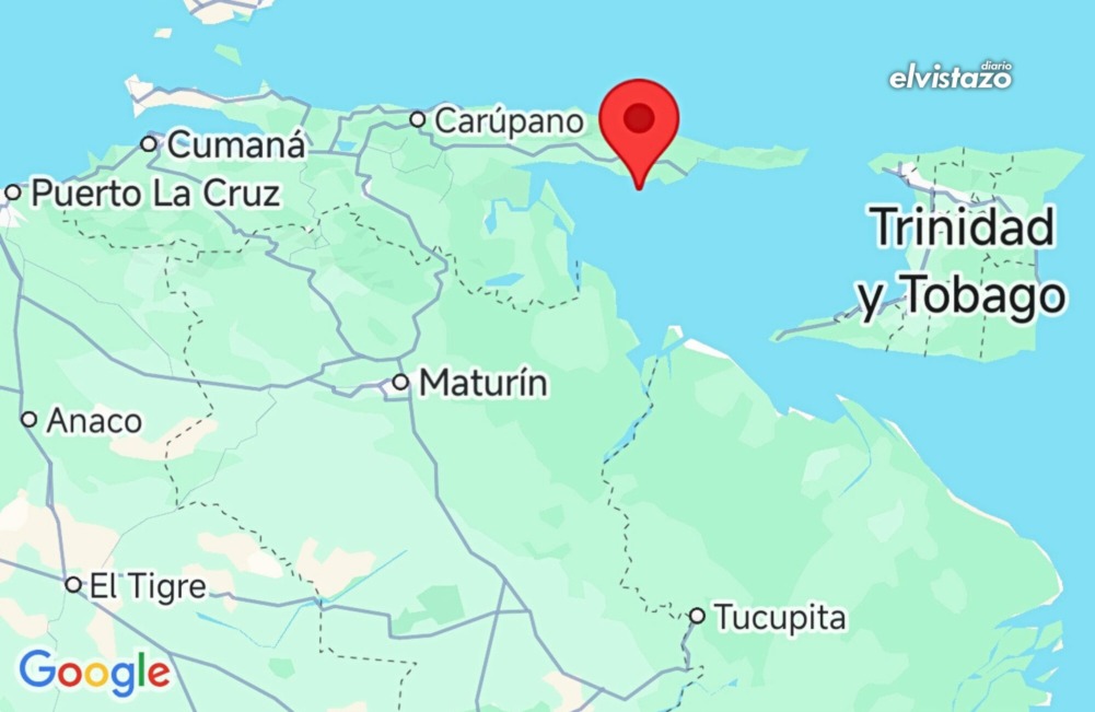 Se registró sismo de magnitud 4.2 entre Irapa y Güiria la tarde del lunes 13Jul