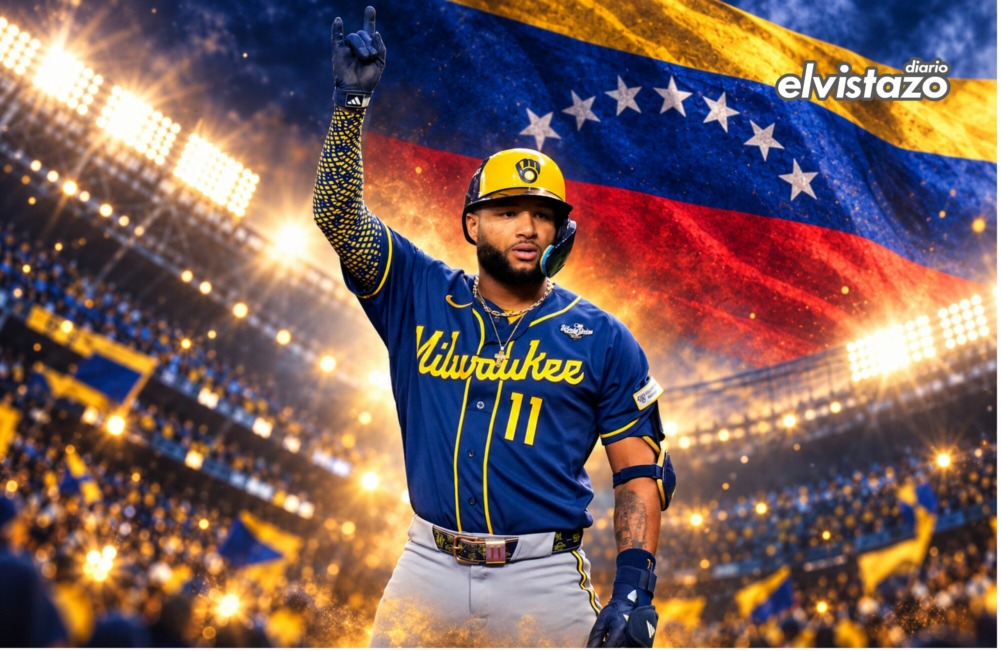 From Venezuela: Jackson Chourio de 5-4 en la arrolladora victoria 10-1 de Milwaukee
